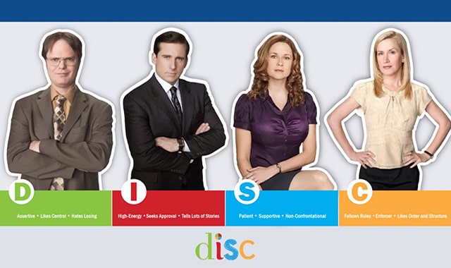 سبک های شخصیتی بازیگران سریال The Office